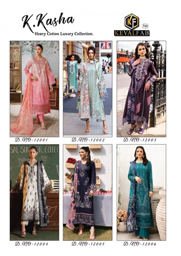 Keval K Kasha Vol-12 – Dress Material